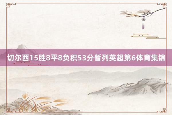 切尔西15胜8平8负积53分暂列英超第6体育集锦