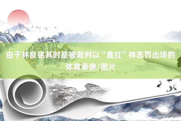 由于林良铭其时是被裁判以“直红”神志罚出场的体育录像/图片