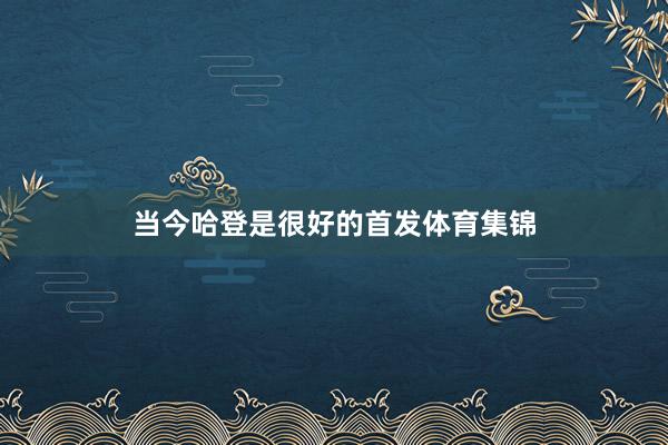 当今哈登是很好的首发体育集锦