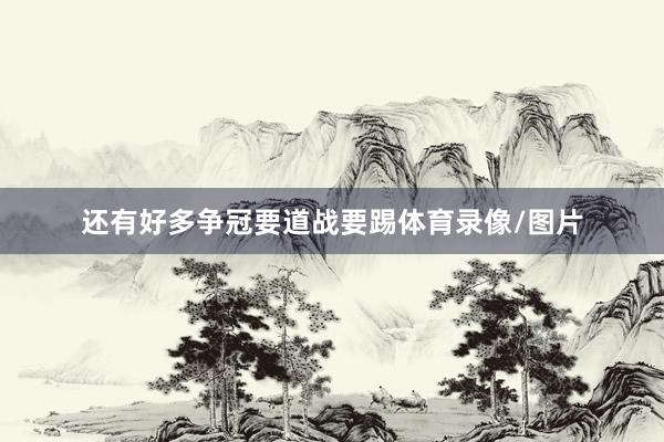 还有好多争冠要道战要踢体育录像/图片