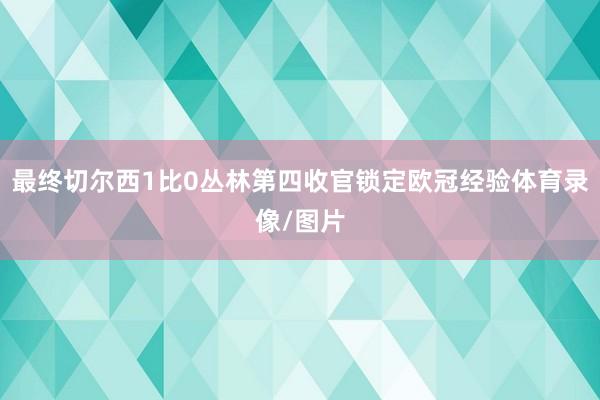 最终切尔西1比0丛林第四收官锁定欧冠经验体育录像/图片