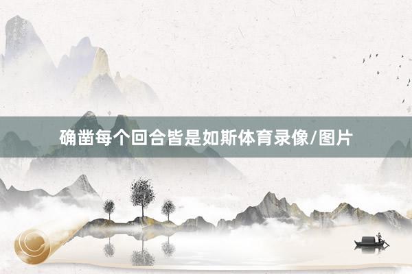 确凿每个回合皆是如斯体育录像/图片