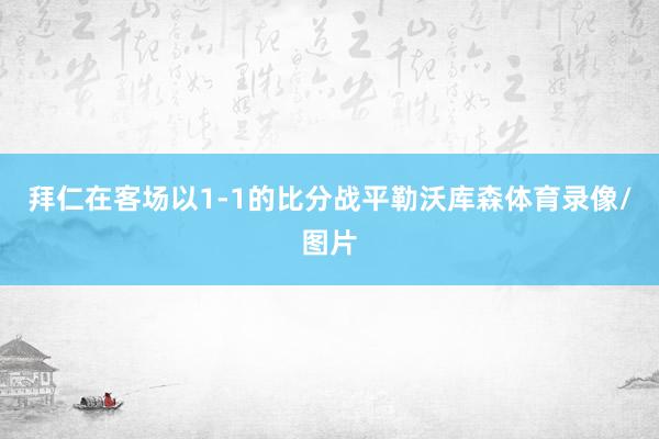 拜仁在客场以1-1的比分战平勒沃库森体育录像/图片