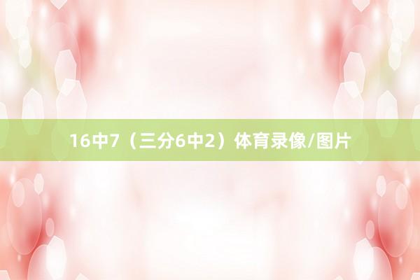 16中7（三分6中2）体育录像/图片