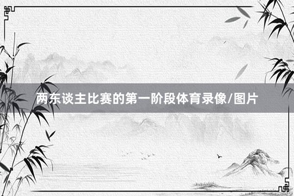 两东谈主比赛的第一阶段体育录像/图片