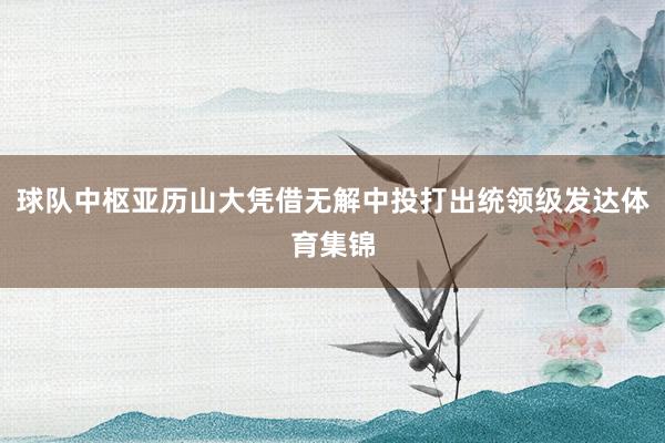 球队中枢亚历山大凭借无解中投打出统领级发达体育集锦