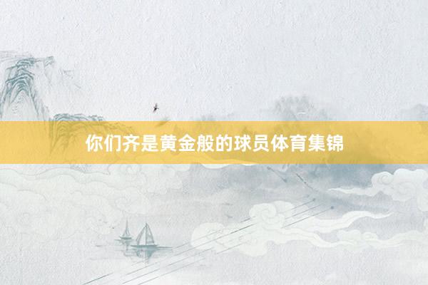 你们齐是黄金般的球员体育集锦